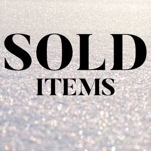 Sold Items Display Sign - Elegant Glitter Background